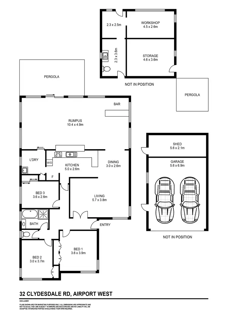 Floorplan of Homely house listing, 32 Clydesdale Road, Airport West VIC 3042