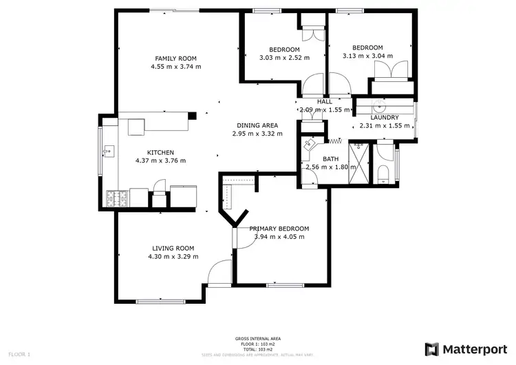 Floorplan of Homely house listing, 7 Knoll Place, Kiara WA 6054