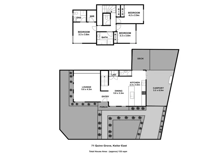 Floorplan of Homely house listing, 71 Quinn Grove, Keilor East VIC 3033