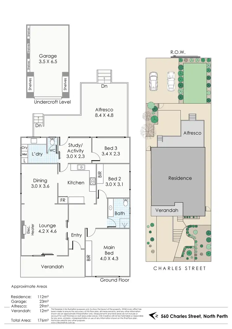 Floorplan of Homely house listing, 560 Charles Street, North Perth WA 6006