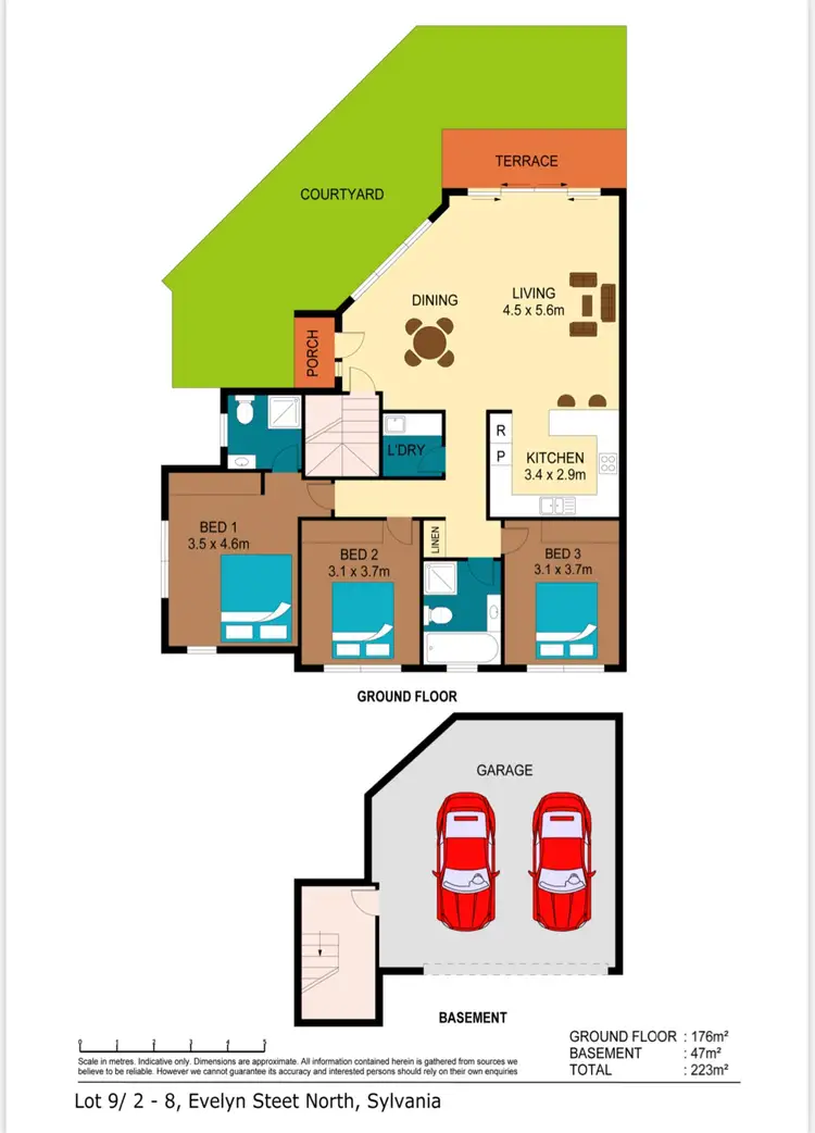 Floorplan of Homely villa listing, 9/2-8 Evelyn Street North, Sylvania NSW 2224