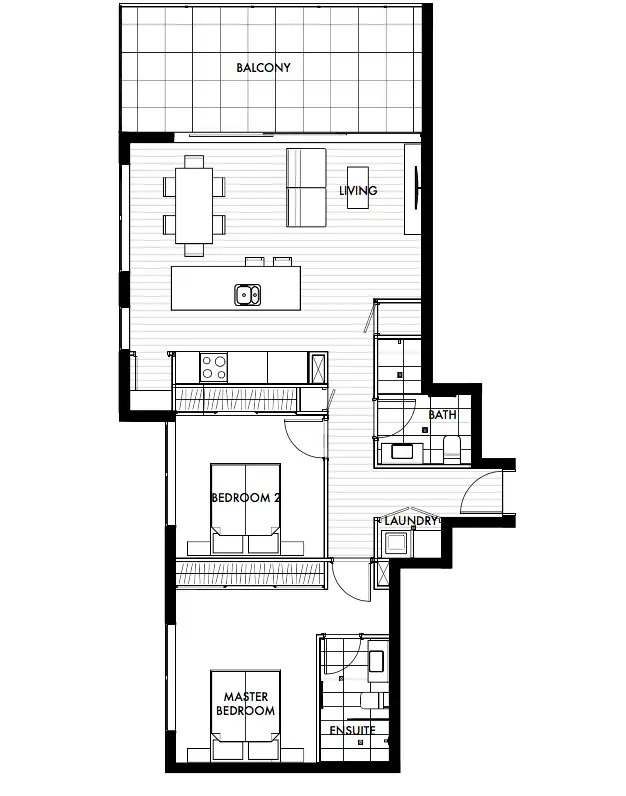 Floorplan of Homely apartment listing, Address available on request