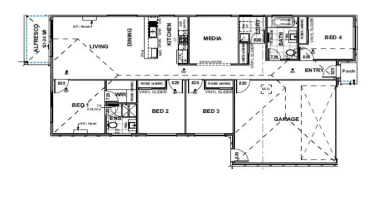 Floorplan of Homely house listing, Address available on request