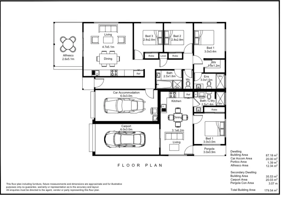 Floorplan of Homely house listing, Address available on request