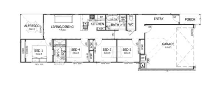 Floorplan of Homely house listing, Address available on request