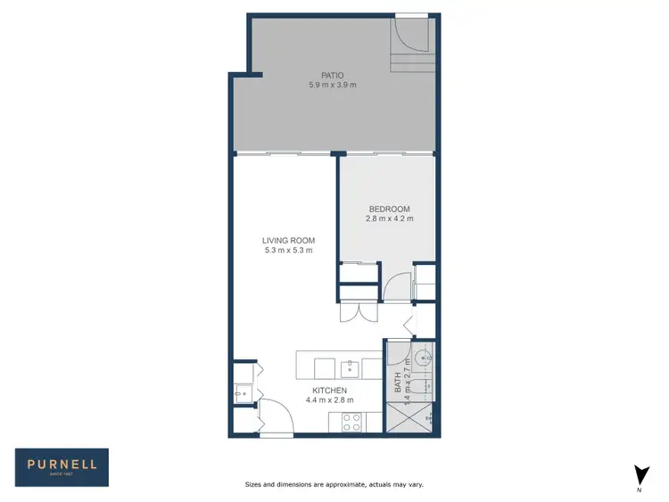 Floorplan of Homely apartment listing, 9/7 Light Street, Griffith ACT 2603