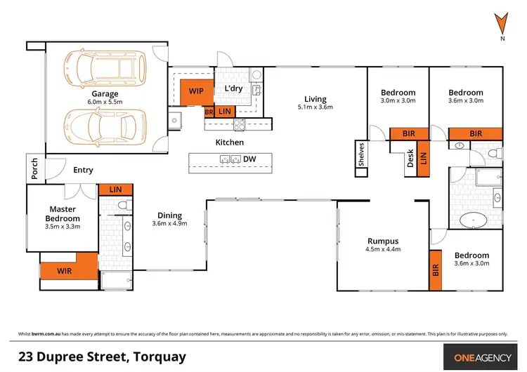 Floorplan of Homely house listing, 23 Dupree Street, Torquay VIC 3228