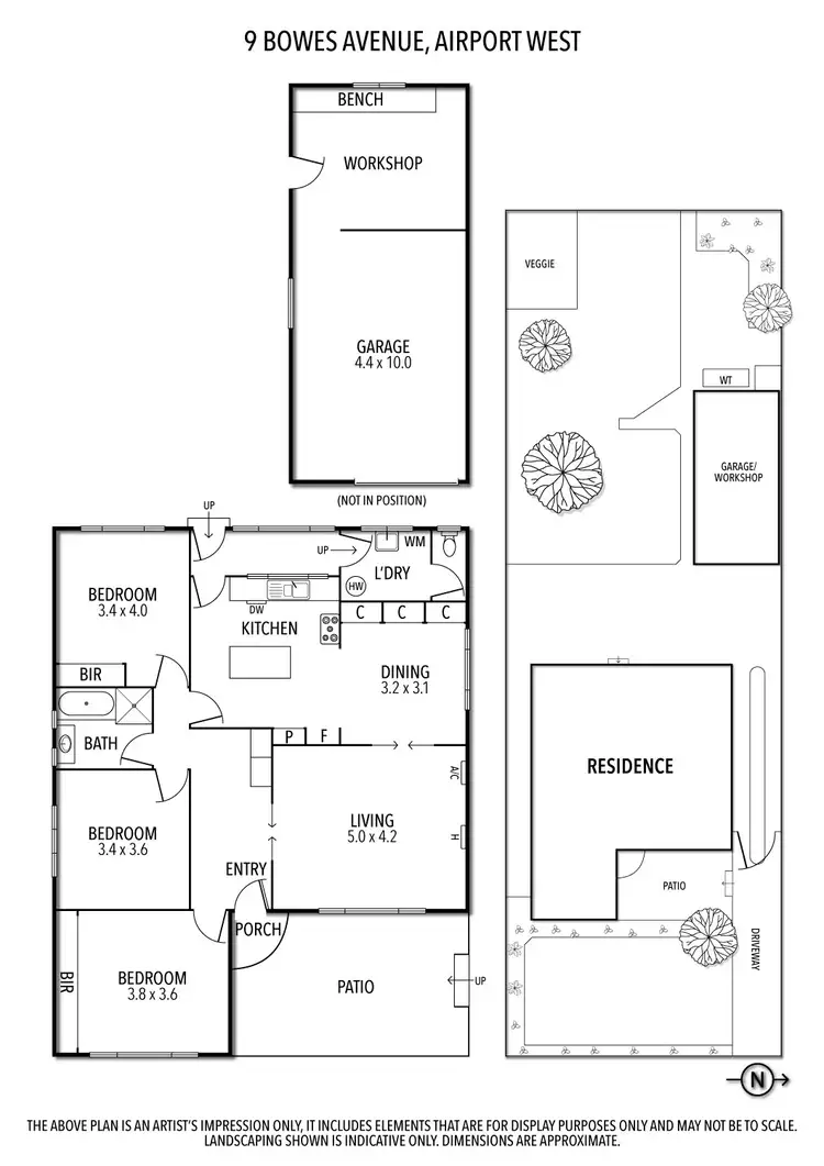 Floorplan of Homely house listing, 9 Bowes Avenue, Airport West VIC 3042