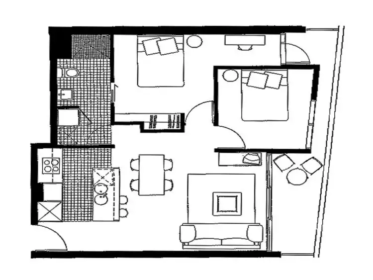 Floorplan of Homely apartment listing, 204/8 Waterview Walk, Docklands VIC 3008