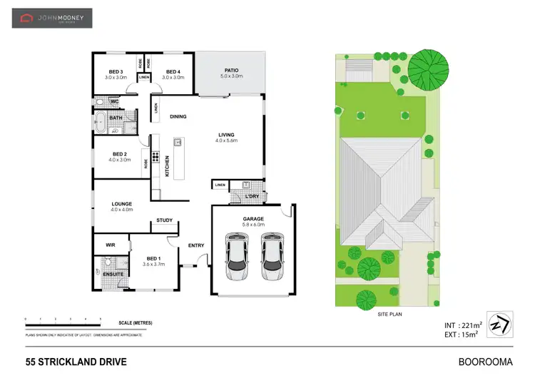 Floorplan of Homely house listing, 55 Strickland Drive, Boorooma NSW 2650