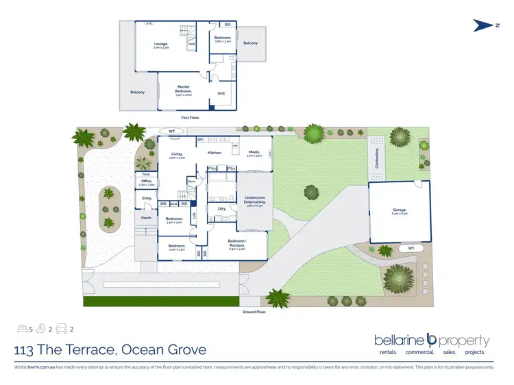 Floorplan of Homely house listing, 113 The Terrace, Ocean Grove VIC 3226