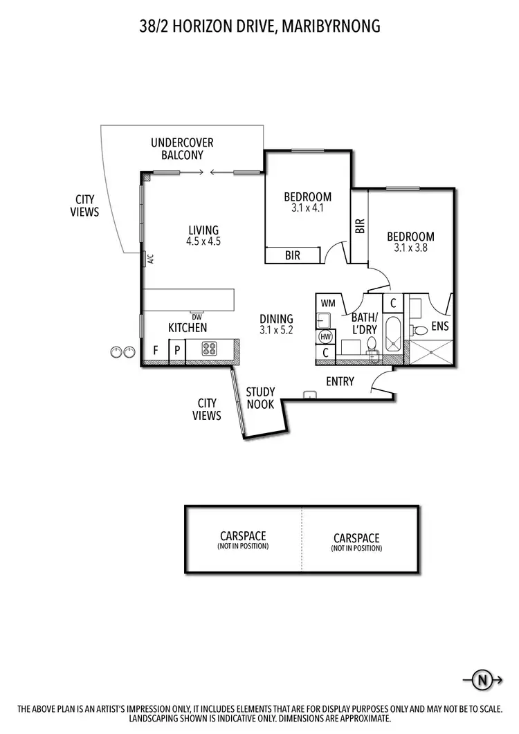 Floorplan of Homely apartment listing, 38/2 Horizon Drive, Maribyrnong VIC 3032