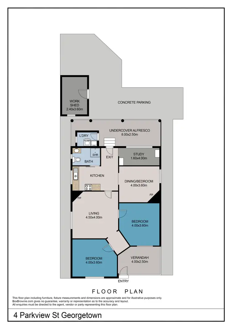 Floorplan of Homely house listing, 4 Parkview Street, Georgetown NSW 2298