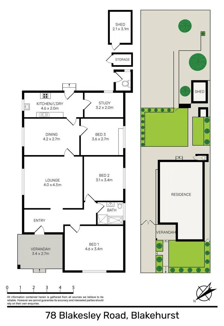 Floorplan of Homely house listing, 78 Blakesley Road, South Hurstville NSW 2221