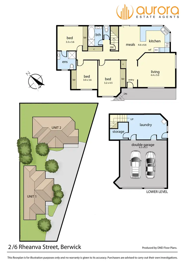 Floorplan of Homely unit listing, 2/6 Rheanva Street, Berwick VIC 3806