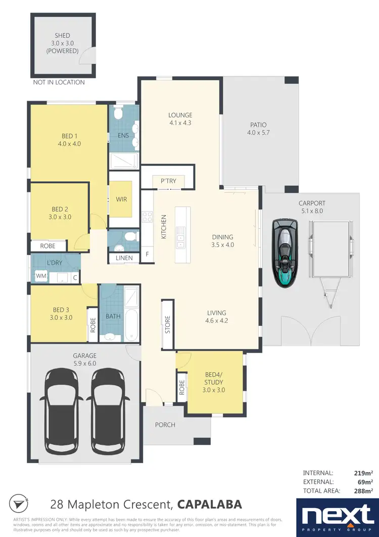 Floorplan of Homely house listing, 61/28 Mapleton Crescent, Capalaba QLD 4157