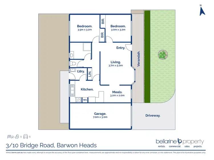 Floorplan of Homely unit listing, 3/10 Bridge Road, Barwon Heads VIC 3227