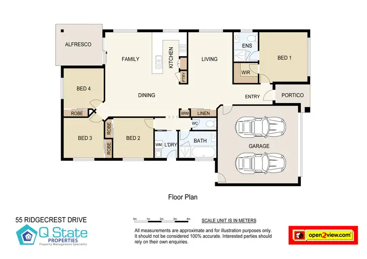 Floorplan of Homely house listing, 55 Ridgecrest Drive, Flagstone QLD 4280