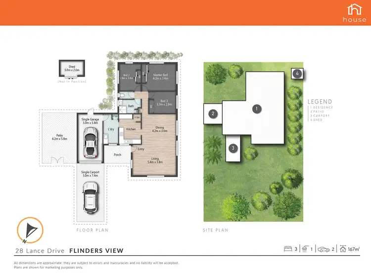 Floorplan of Homely house listing, 28 Lance Drive, Flinders View QLD 4305