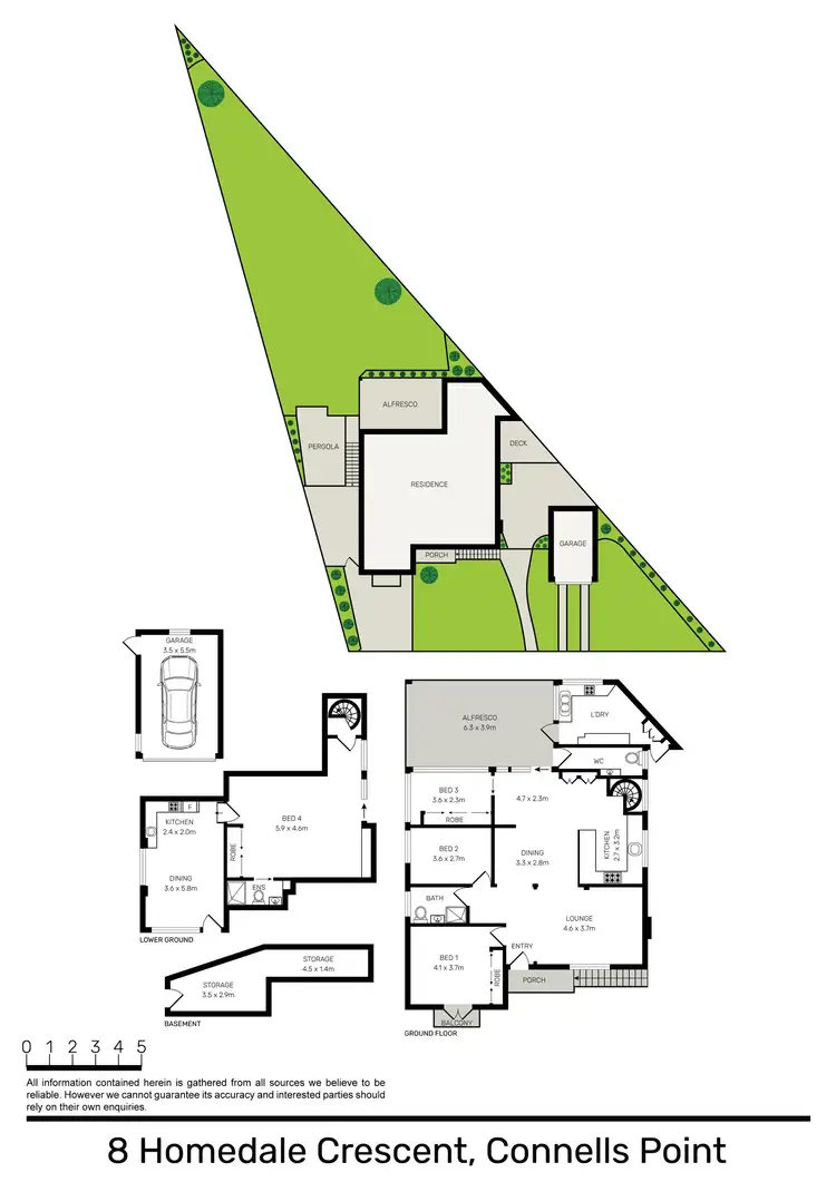 Floorplan of Homely house listing, 8 Homedale Crescent, Connells Point NSW 2221