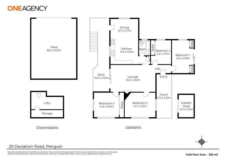 Floorplan of Homely house listing, 29 Deviation Road, Penguin TAS 7316