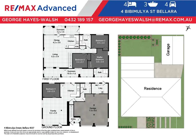 Floorplan of Homely house listing, 4 Bibimulya Street, Bellara QLD 4507