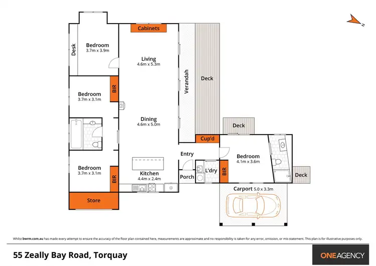 Floorplan of Homely house listing, 55 Zeally Bay Road, Torquay VIC 3228