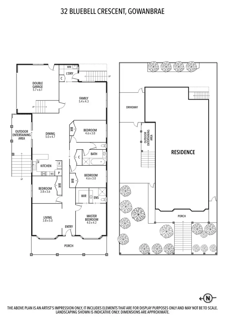 Floorplan of Homely house listing, 32 Bluebell Crescent, Gowanbrae VIC 3043