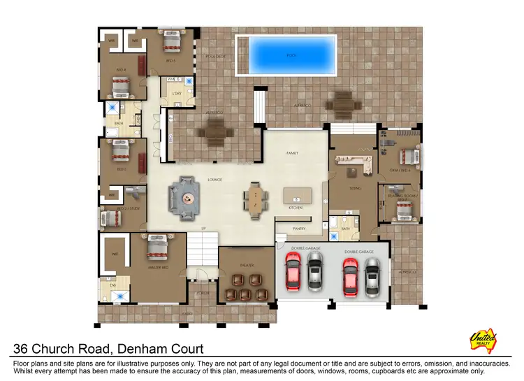 Floorplan of Homely house listing, 36 Church Road, Denham Court NSW 2565