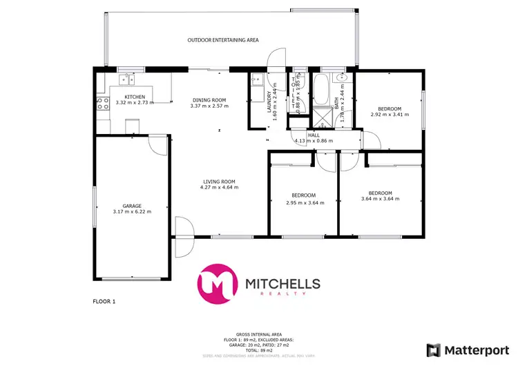 Floorplan of Homely house listing, 26 Tristania Crescent, Urangan QLD 4655