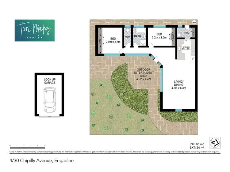 Floorplan of Homely villa listing, 4/30 Chipilly Ave, Engadine NSW 2233