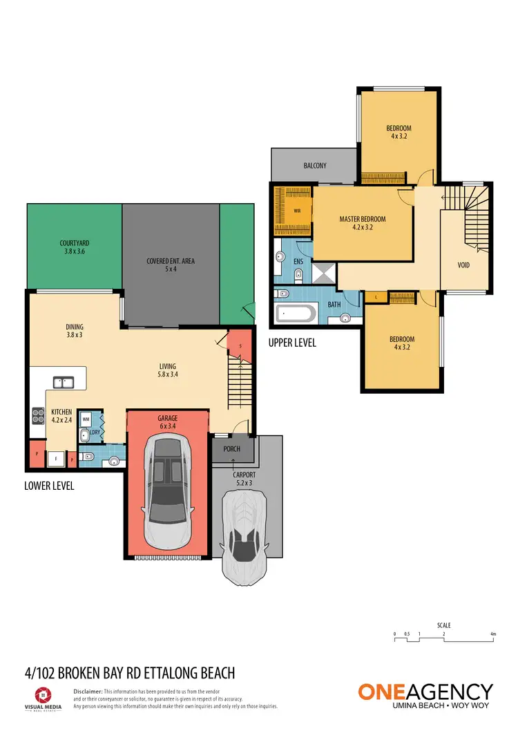 Floorplan of Homely townhouse listing, 4/102 Broken Bay Road, Ettalong Beach NSW 2257