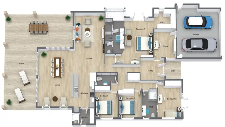 Floorplan of Homely house listing, 5 Bramble Street, Clifton Beach QLD 4879
