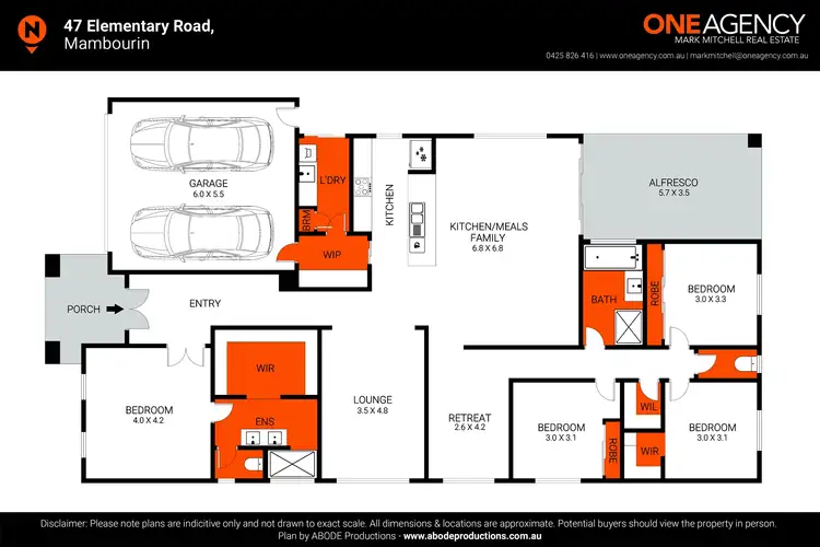 Floorplan of Homely house listing, 47 Elementary Road, Mambourin VIC 3024