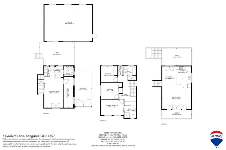 Floorplan of Homely house listing, 5 Lyrebird Lane, Bongaree QLD 4507