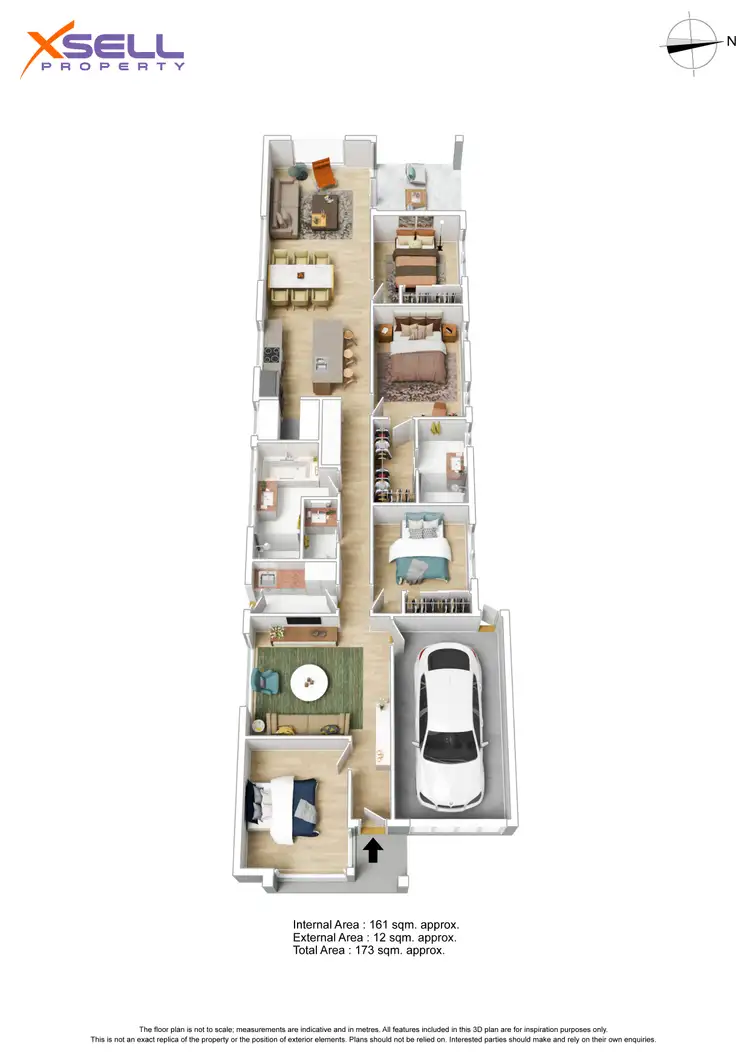 Floorplan of Homely house listing, 72 Norrie Avenue, Clovelly Park SA 5042