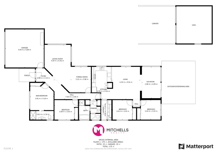 Floorplan of Homely house listing, 11 Kestrel Court, Eli Waters QLD 4655
