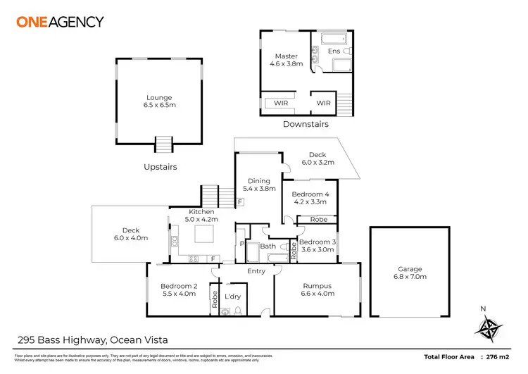 Floorplan of Homely house listing, 295 Bass Highway, Ocean Vista TAS 7320