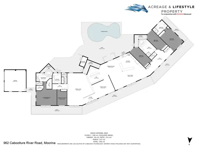 Floorplan of Homely rural property listing, 962 Caboolture River Road, Moorina QLD 4506
