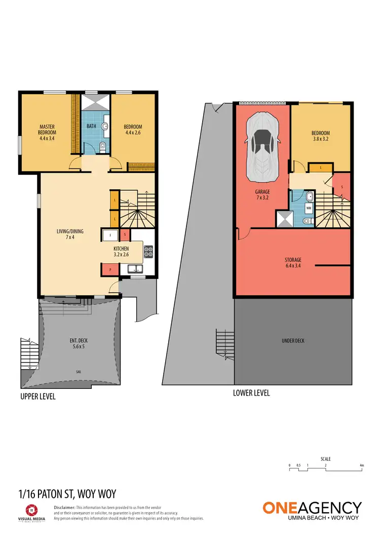 Floorplan of Homely townhouse listing, 1/16 Paton Street, Woy Woy NSW 2256