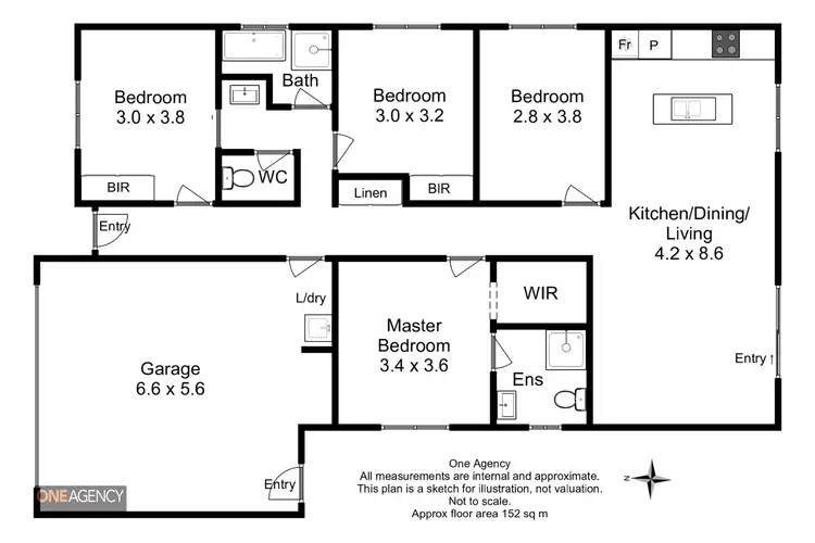 Floorplan of Homely house listing, 22 Tier Hill Drive, Smithton TAS 7330