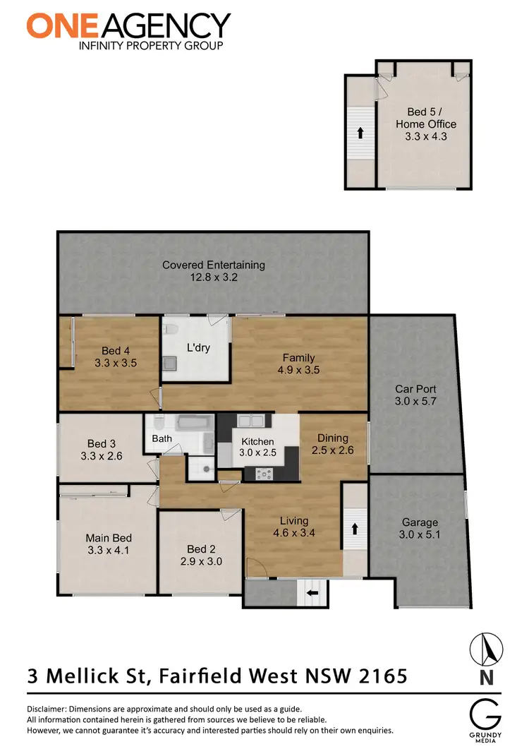 Floorplan of Homely house listing, 3 Mellick Street, Fairfield West NSW 2165