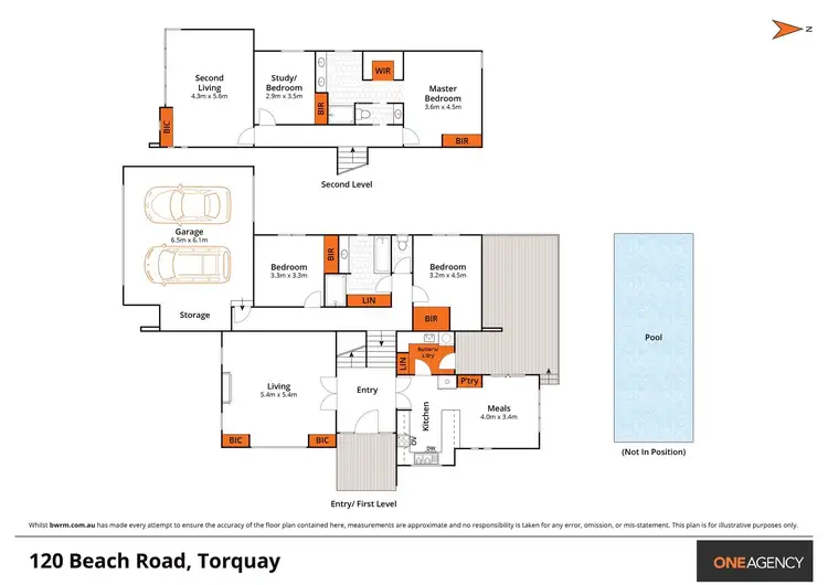 Floorplan of Homely house listing, 120 Beach Road, Torquay VIC 3228
