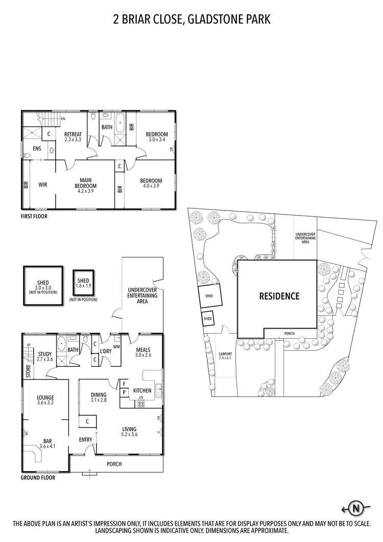 Floorplan of Homely house listing, 2 Briar Close, Gladstone Park VIC 3043