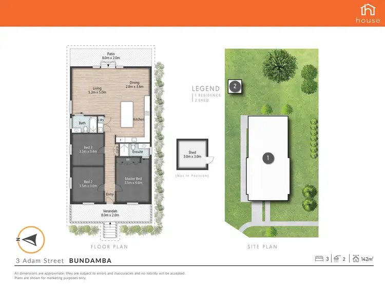 Floorplan of Homely house listing, 3 Adam Street, Bundamba QLD 4304