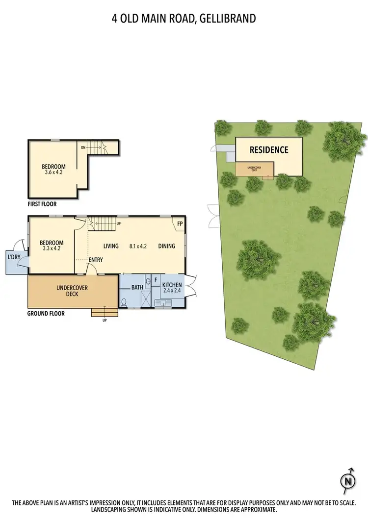 Floorplan of Homely house listing, 4 Old Main Road, Gellibrand VIC 3239