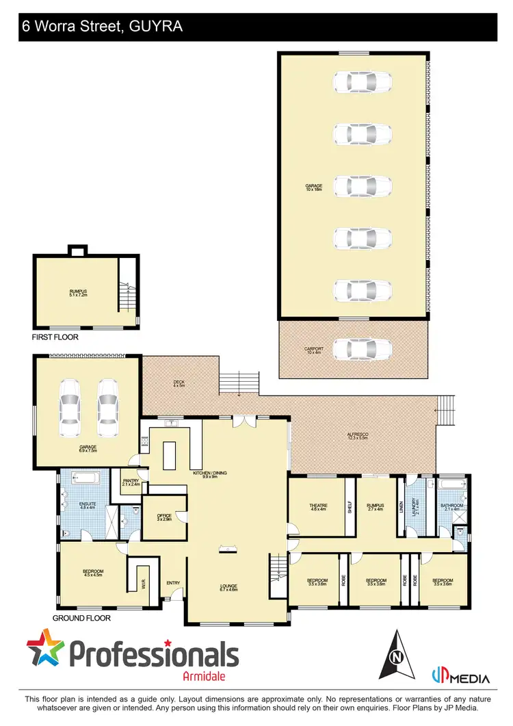 Floorplan of Homely house listing, 6 Worra Street, Guyra NSW 2365