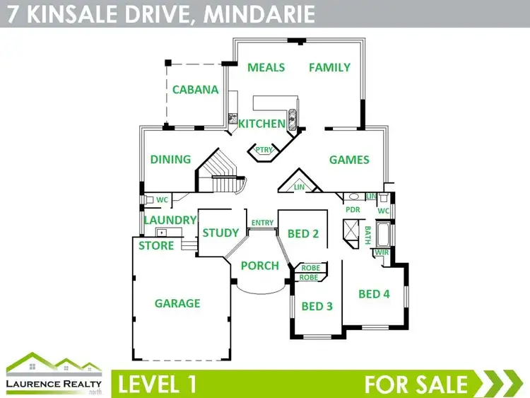 Floorplan of Homely house listing, 7 Kinsale Drive, Mindarie WA 6030