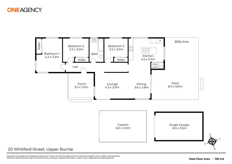 Floorplan of Homely house listing, 20 Whitford Street, Upper Burnie TAS 7320