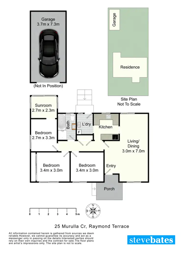 Floorplan of Homely house listing, 25 Murulla Crescent, Raymond Terrace NSW 2324